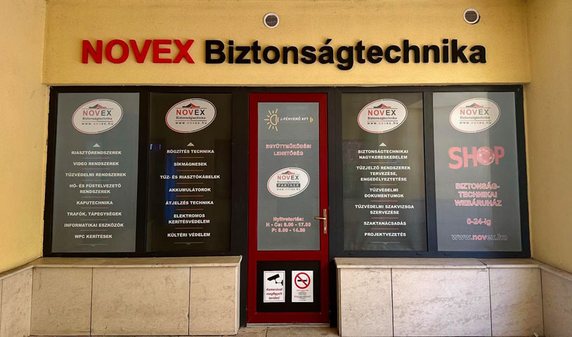 Az újpesti üzlet külső képe